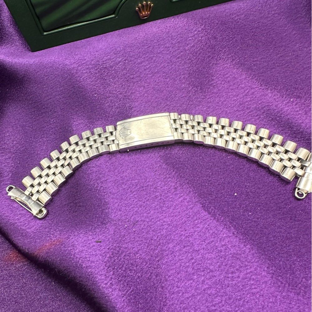 Rolex Vintage Stainless Steel Jubilee Bracelet 19mm - Picture 9 of 11